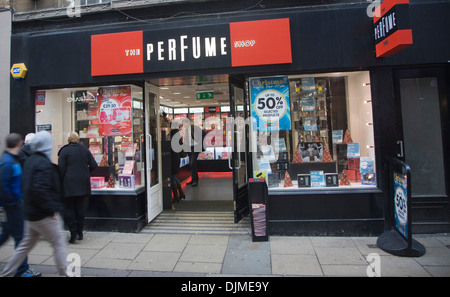 The Perfume shop Cambridge England Stock Photo