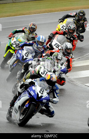 Josh Herrin (8) on his Graves Yamaha YZF-R6 during the Pro Daytona ...