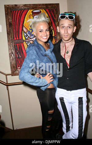 Jenna King attend Vagabond Virtues Art Exhibit held at Voda Spa Santa