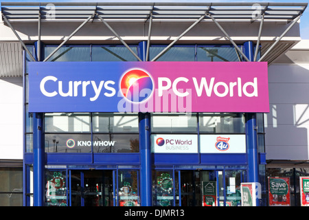 Currys PC World shop in Riverside shopping area at Norwich, Norfolk, England, United Kingdom. Stock Photo