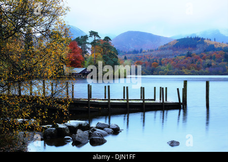 Keswick, Derwent Water, the Lake District, England Stock Photo