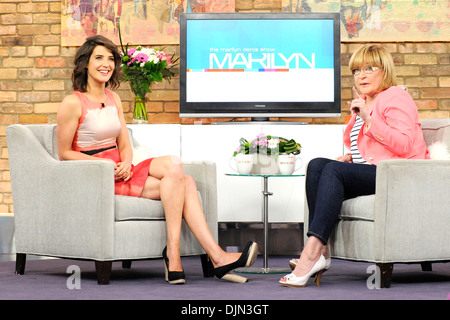 Cobie Smulders appears on Marilyn Denis show promoting movie 'The Avengers' Toronto Canada - 01.05.12 Stock Photo