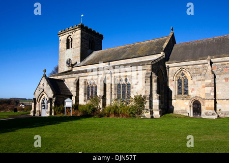 Church of All Saints Rudston East Riding of Yorkshire England Stock Photo