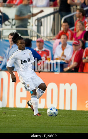 Real Madrid defender Royston Ricky Drenthe #15 in action during a FIFA international friendly soccer match between Real Madrid and Toronto FC at BMO Field in Toronto..Real Madrid won 5-1. (Credit Image: © Nick Turchiaro/Southcreek Global/ZUMApress.com) Stock Photo