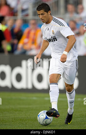 Real Madrid midfielder Cristiano Ronaldo #9 in action during a FIFA  international friendly soccer match between Real Madrid and Toronto FC at  BMO Field in Toronto..Real Madrid won 5-1. (Credit Image: ©