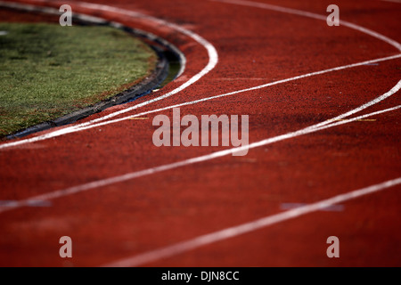 Tartan track Stock Photo - Alamy