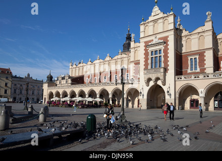Sukiennice, The Renaisssance Cloth Hall, Rynek Glowny The Main Market Square,  Old Town, Krakow, Poland Stock Photo