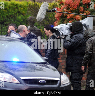 Tom Vaughn- Lawlor Filming on set of 'Love/Hate' series Dublin Ireland -   Irish Stock Photo - Alamy