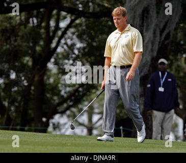 Mar 06, 2008 - Tarpon Springs, Florida, USA - ERNIE ELS prowls the 5th fairway during the Progress Energy Pro-Am, on the Copperhead Course in the PODS Championship at the Innisbrook Resort and Golf Club. (Credit Image: © Damaske/St Petersburg Times/ZUMA Press) RESTRICTIONS: * Tampa Tribune and USA Tabloids Rights OUT * Stock Photo