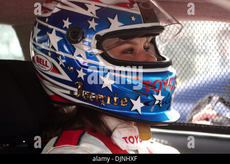 Apr 19, 2008 - Long Beach, California, USA - Winner of the 2008 Toyota Pro/Celebrity Race driver and ESPN auto racing pit reporter JAMIE LITTLE at the 32nd Annual Toyota Pro/Celebrity Race. Mandatory Credit: Photo by Jonathan Alcorn/ZUMA Press. © Copyright 2008 by Jonathan Alcorn Stock Photo