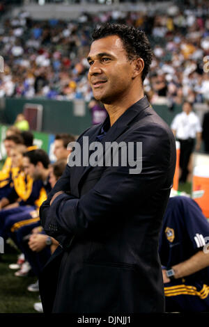 Apr 26, 2008 - Carson, CA, USA L.A. Galaxy coach RUUD GULLIT leads the Galaxy against Chivas USA in the Superclassico match of the two Los Angeles MLS teams at the Home Depot Center. The Galaxy defeated Chivas USA 5-2. Mandatory Credit: Photo by Jonathan Alcorn/ZUMA Press. Stock Photo