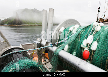 Salmon Fishing Near Cape Pankof On Unimak Island 'alaska Peninsula Area'. This Has Been A Controversial Fishing Region. Stock Photo