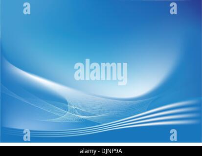 abstract lines background: composition of curved lines - great for backgrounds, or layering over other images Stock Vector