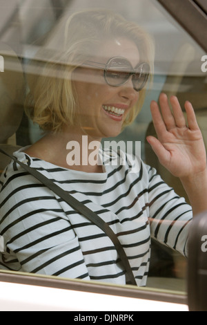 Actress Katherine Heigl seen with mum Nancy Heigl after having lunch at House Cafe Los Angeles California - 04.05.12 Stock Photo