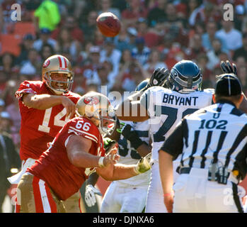 San Francisco, California, USA. 4th Oct, 2009. San Francisco 49ers center  Eric Heitmann #66 on Sunday, October 4, 2009 at Candlestick Park, San  Francisco, California. The 49ers defeated the Rams 35-0. Credit: