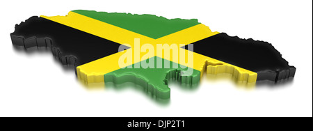 Jamaica (clipping path included) Stock Photo