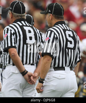 Apr. 10, 2008 - Los Angeles, California, U.S. - Officials in the first half during a NCAA, PAC 10 football game at the Los Angeles Memorial Coliseum on Saturday, October 16, 2010, in Los Angeles. (SGVN/Staff Photo by Keith Birmingham/SPORTS) (Credit Image: © San Gabriel Valley Tribune/ZUMApress.com) Stock Photo