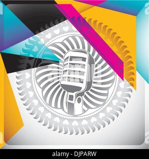 Colorful modish background with abstraction Stock Vector