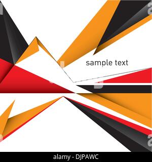Conceptual designed layout with abstraction Stock Vector