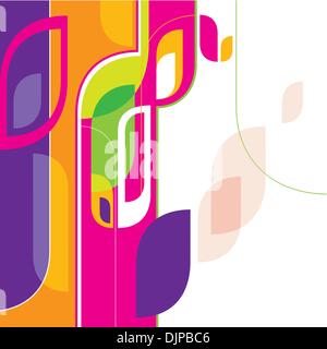 Designed creative abstraction in color Stock Vector
