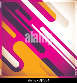 Designed stylized abstraction in color Stock Vector