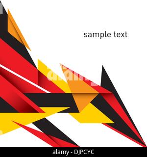 Modern layout with designed abstraction Stock Vector