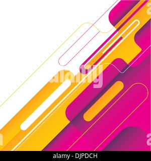 Modish background with designed shapes Stock Vector