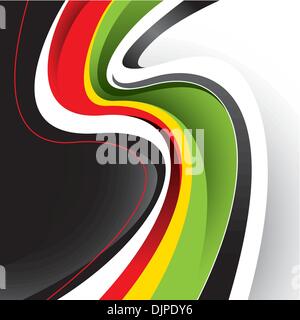 Stylish abstract layout with colorful shapes Stock Vector
