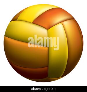 Volleyball ball isolated on white Stock Vector
