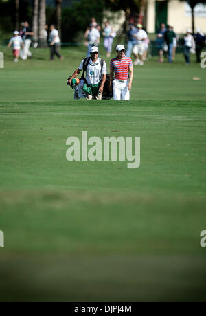 Mar 14, 2010 - Miami, Florida, USA - CAMILO VILLEGAS walks the 10th fairway during World Golf Championships in Doral, Florida. Villegas finished tied for 16th place. (Credit Image: © Michael Francis McElroy/ZUMA Press) Stock Photo