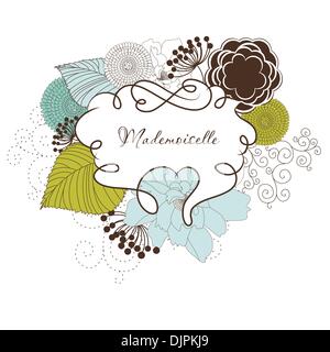 Glamorous doodle frames Stock Vector
