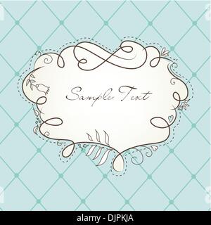 Cute Floral Frame Stock Vector