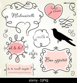 Doodle frames Stock Vector