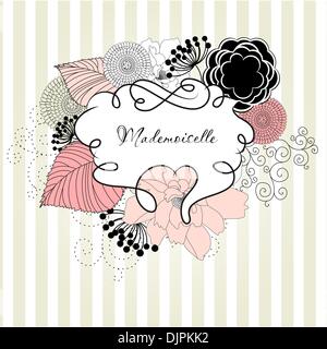 Glamorous doodle frames Stock Vector