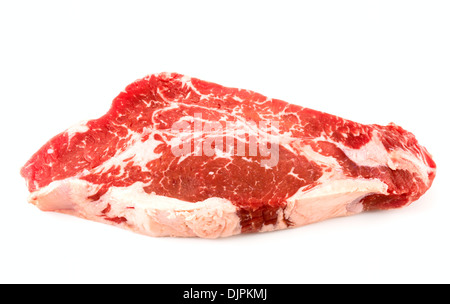 Raw New York Strip Steak, USA Stock Photo