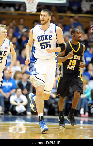 Dec 29, 2009 - Durham, North Carolina; USA -  Duke Blue Devils (55) BRIAN ZOUBEK as the Duke University Blue Devils defeat the Long Beach State 49ers with a final score of 84-63 as they played at the Cameron Indoor Stadium located in Durham.  Copyright 2009 Jason Moore. (Credit Image: © Jason Moore/ZUMApress.com) Stock Photo