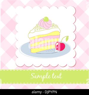 Piece of cake Stock Vector