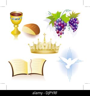 Christian icons Stock Vector