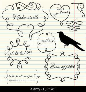 Doodle frames Stock Vector
