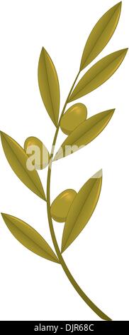 Olive brunch Stock Vector