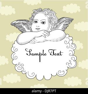 Vintage Angel Stock Vector