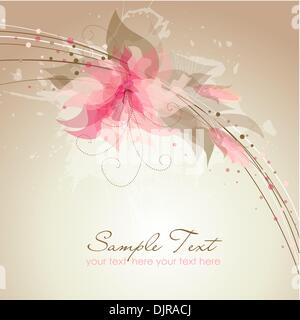 Romantic Flower Background Stock Vector