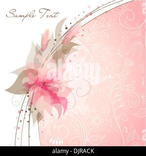 Romantic Flower Background Stock Vector