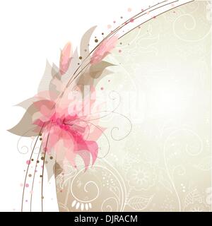 Romantic Flower Background Stock Vector