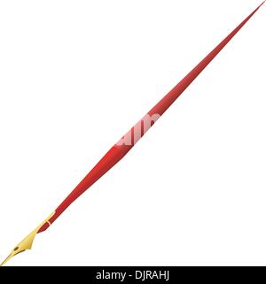 Vector illustration of IInk pen Stock Vector