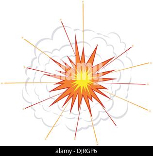Explosion. EPS10 Stock Vector