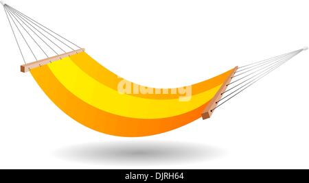 Vector illustration of a hammock Stock Vector