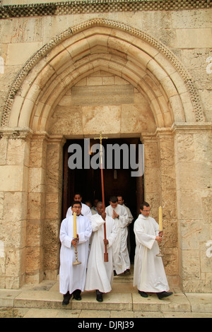 Feast of the Immaculate Conception at the Church of St. Anne, Jerusalem Stock Photo