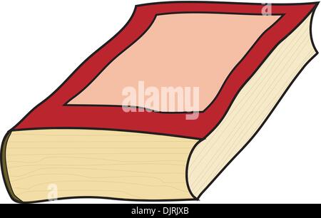 Vector illustration of an old book Stock Vector