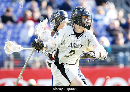 Apr. 17, 2010 - Baltimore, Maryland, U.S - 17 April 2010:   during lacrosse game action at the Smartlink Day of Rivals  held at M&T Bank Stadium in Baltimore, Maryland.  The Army Black Knights defeated the Navy Midshipmen 7-6. (Credit Image: © Alex Cena/Southcreek Global/ZUMApress.com) Stock Photo